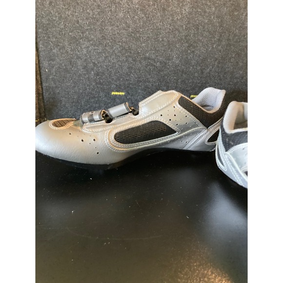 Diadora ICS Cycling Shoes EU 41 Shimano SPD-SL Cleats Silver Black Road Bike main image 12